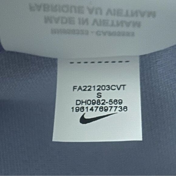 Nike Golf Dri-Fit ADV Vapor 1/4 Zip Pullover Top Mens Small Purple DH0982-569 - Picture 7 of 7